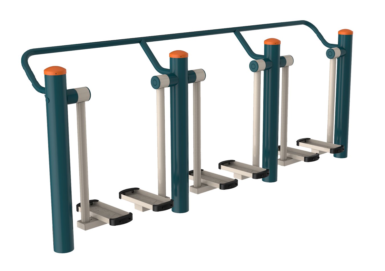 舒華室外小區健身器材-三位太空漫步機JLG-02B